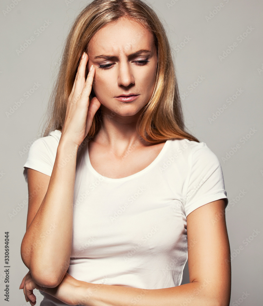 Sad young female Sad young female