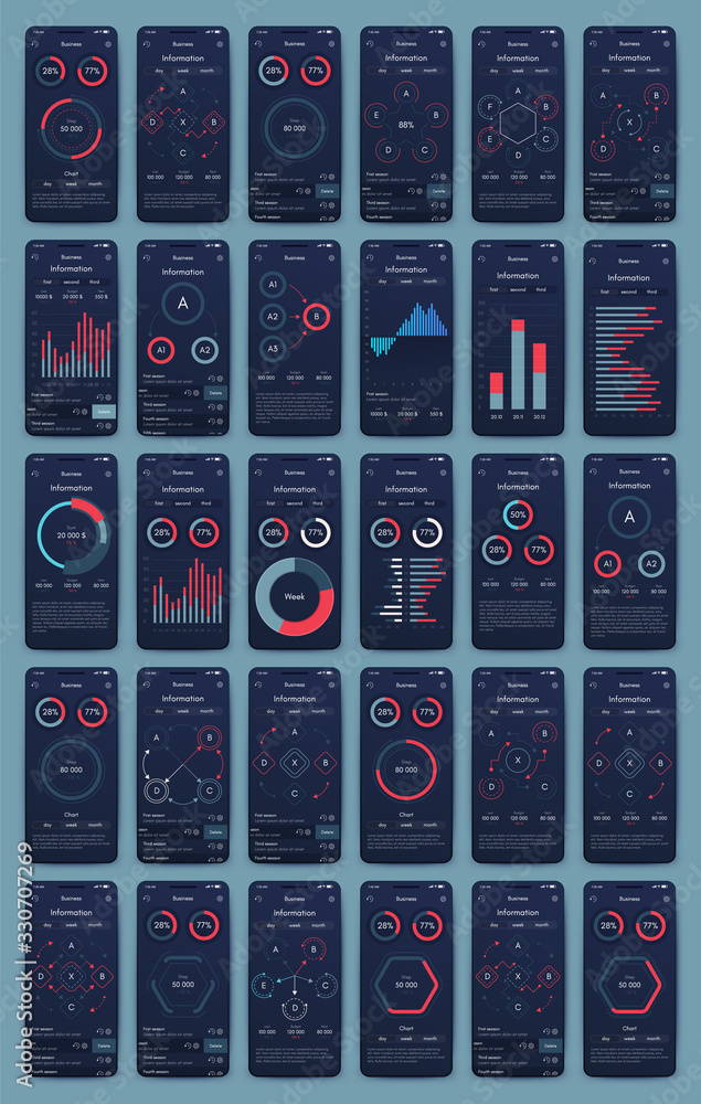 Modern infographic vector elements for business brochures. Use in website, corporate brochure, advertising and marketing. Pie charts, line graphs, bar graphs and timelines. Modern infographic vector elements for business brochures. Use in website, corporate brochure, advertising and marketing. Pie charts, line graphs, bar graphs and timelines.