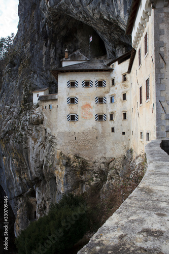 Predjama / Slovenia - December 8, 2017: The Castel Lueghi in Predjama village, Slovenia photo