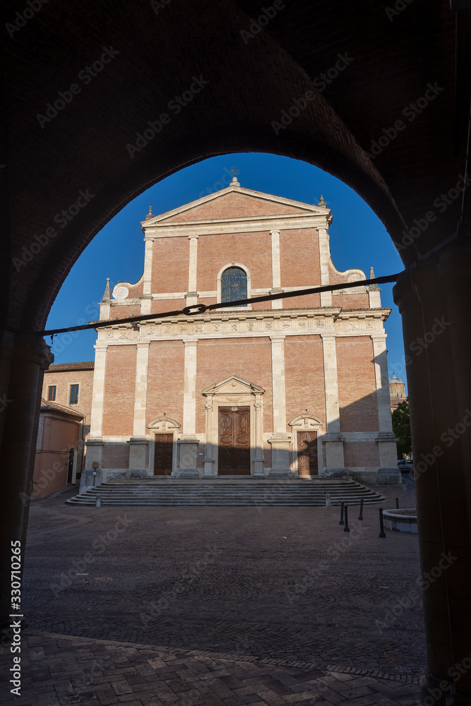 Fabriano, Marches, Italy: historic cathedral