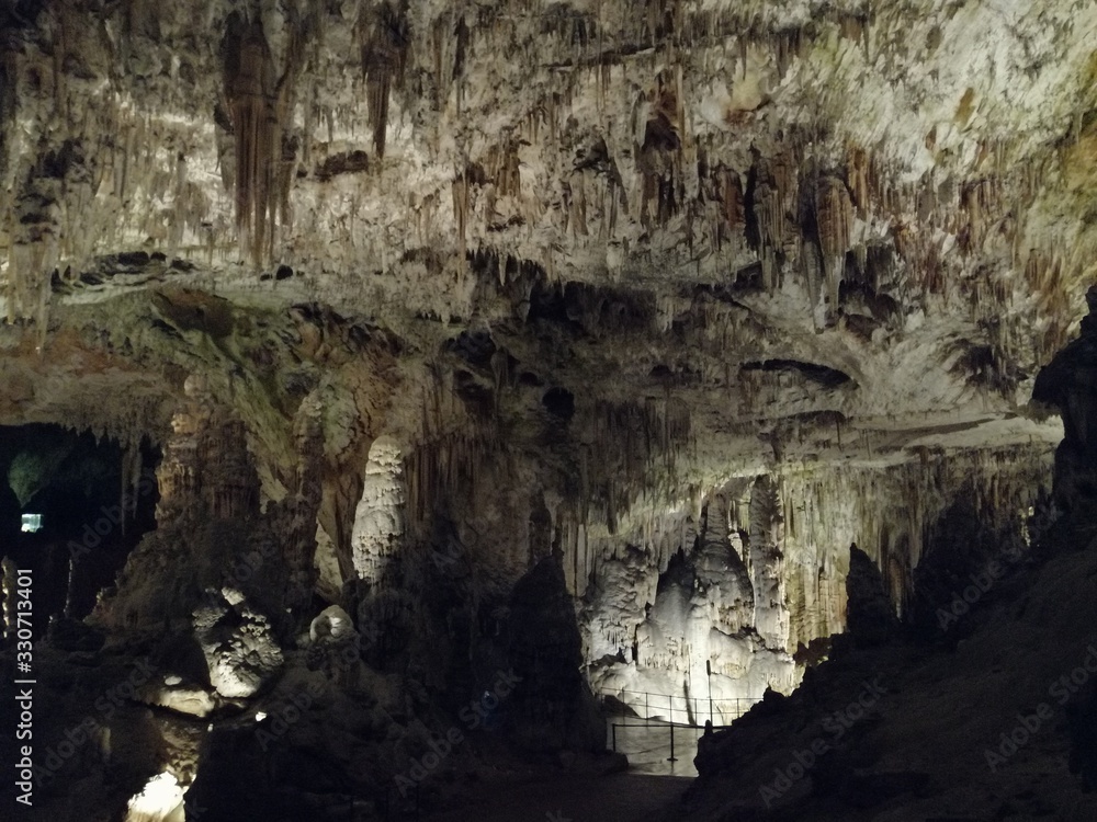 One of the most famous cave with beautiful formations in Postojna in Slovenia. One of the most famous cave with beautiful formations in Postojna in Slovenia.