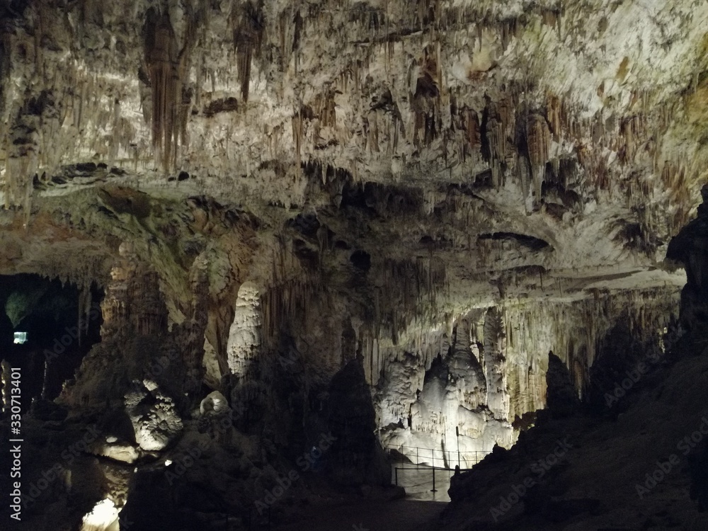 One of the most famous cave with beautiful formations in Postojna in Slovenia.