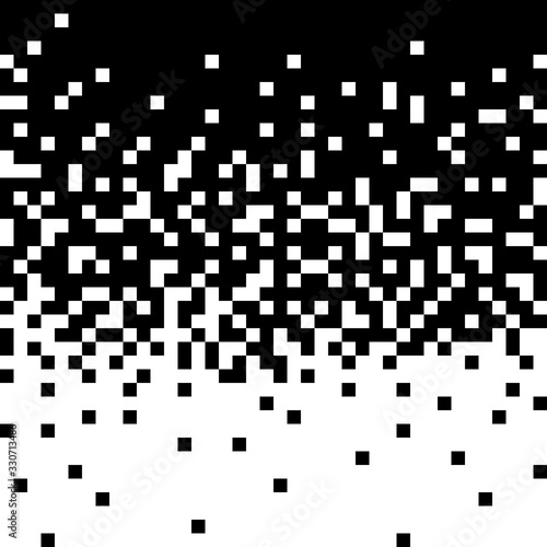 Pixel pattern background halftone effect