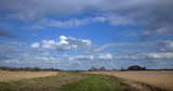 National Park the Weerribben Overijssel Netherlands. De Wetering. Nederland. Peetlands and reedfields. De Wieden.