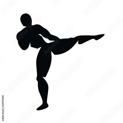 Boxer icon vector
