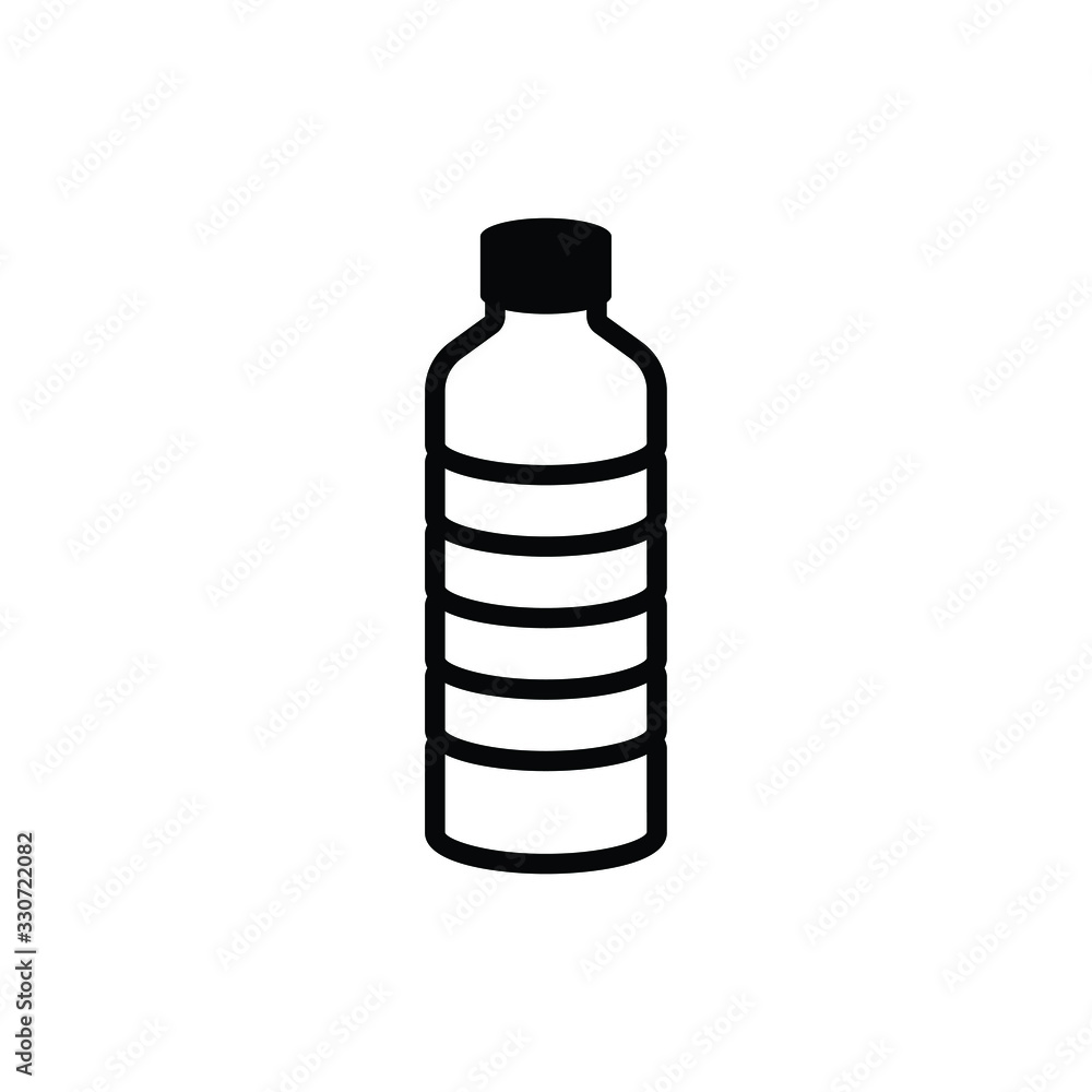 Water bottle icon vector