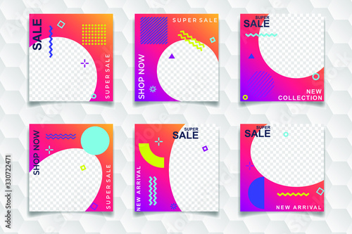 Modern Bundle Social Media banner Template. Elegant sale and discount promo. Business presentation template.