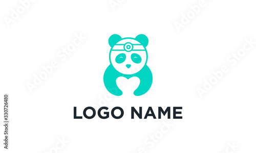 doctor animal logo design for medical  pet and health business