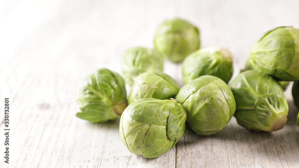 close up on raw brussels sprouts close up on raw brussels sprouts