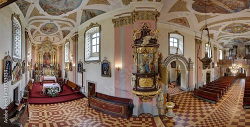 Catholic church  in Siewierz Poland photo