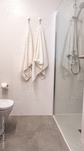 interior of bathroom with sink and toilet