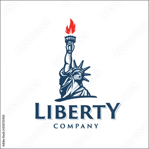 Attractive and Memorable Liberty Statue Graphic Symbol
