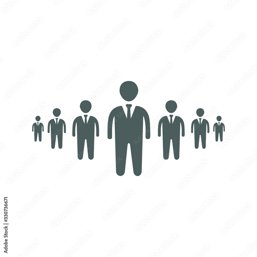 Business team, group, leadership gray icon Business team, group, leadership gray icon