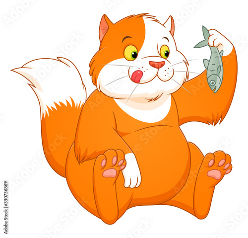 Puffy cat