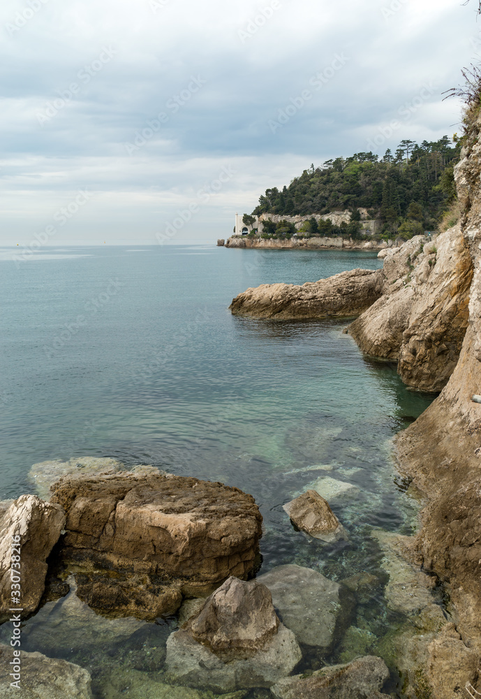 Miramare castle near Trieste, northeastern Italy Miramare castle near Trieste, northeastern Italy