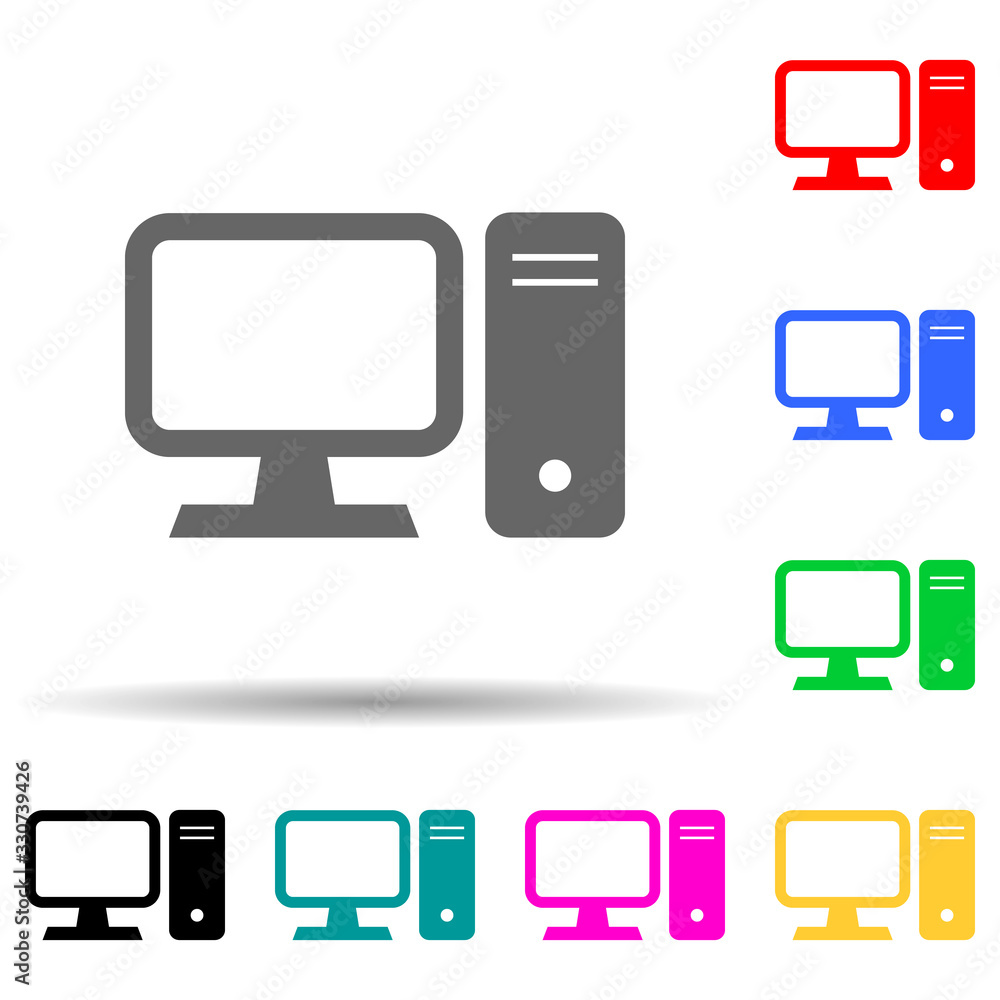 smiling smiley multi color style icon. Simple thin line, outline vector of web icons for ui and ux, website or mobile application smiling smiley multi color style icon. Simple thin line, outline vector of web icons for ui and ux, website or mobile application