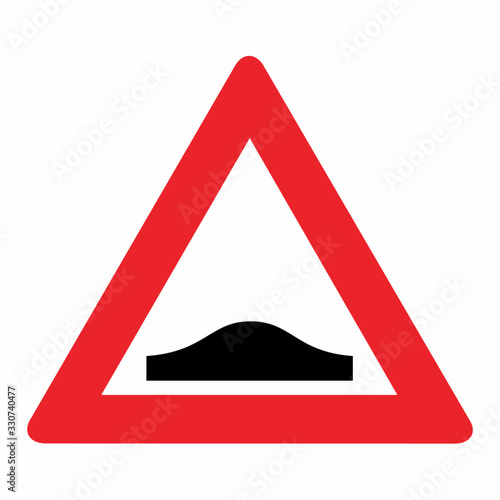 Bump traffic sign