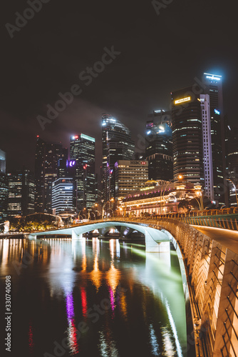 Singapore at night