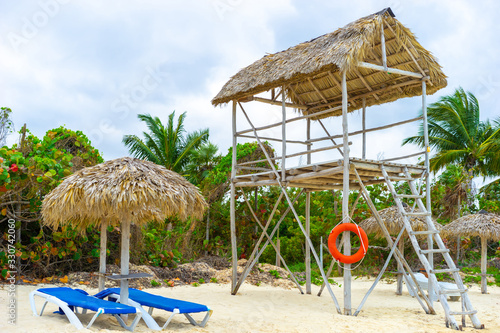 Republic of Cuba. Beach cha...