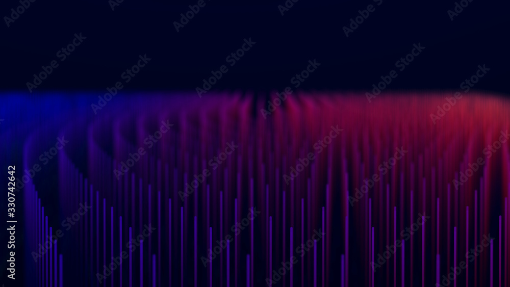 Abstract digital background with particles. Big data. Template for ...