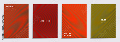 Radial semicircle geometric lines patterns.