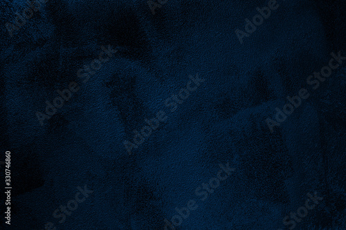 Fotografie, Obraz Elegant navy blue colored dark Concrete textured cool grunge abstract background with roughness and irregularities
