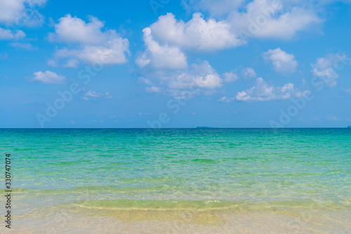 Beautiful beach background with copy space