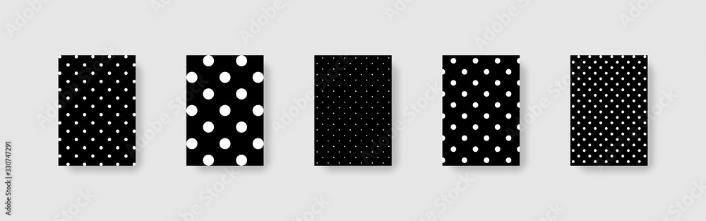 Dots background. Template mockups Dots background. Polka style. Cover for design. Abstract background of dots. Mockup with shadow, isolated. Vector illustration Dots background. Template mockups Dots background. Polka style. Cover for design. Abstract background of dots. Mockup with shadow, isolated. Vector illustration