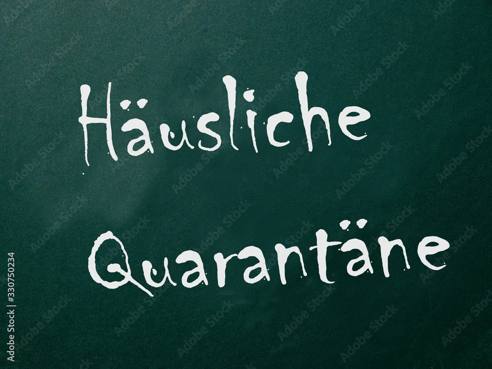 Fototapeta premium Häusliche Quarantäne Coronavirus