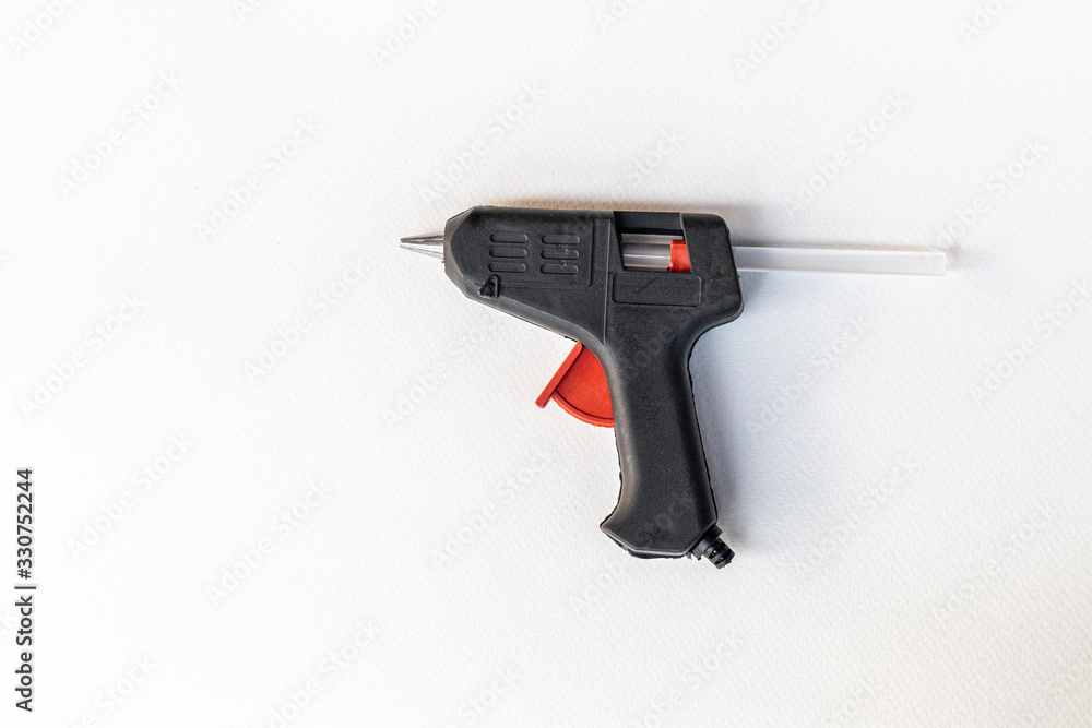 Glue gun on white background. Glue gun on white background.