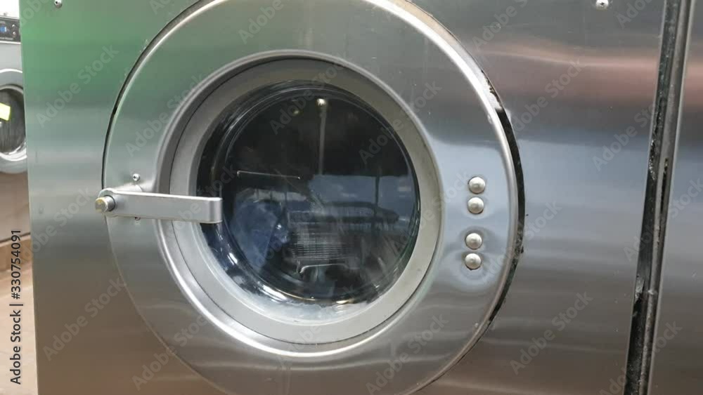 Washing machines at coins public laundromat Washing machines at coins public laundromat