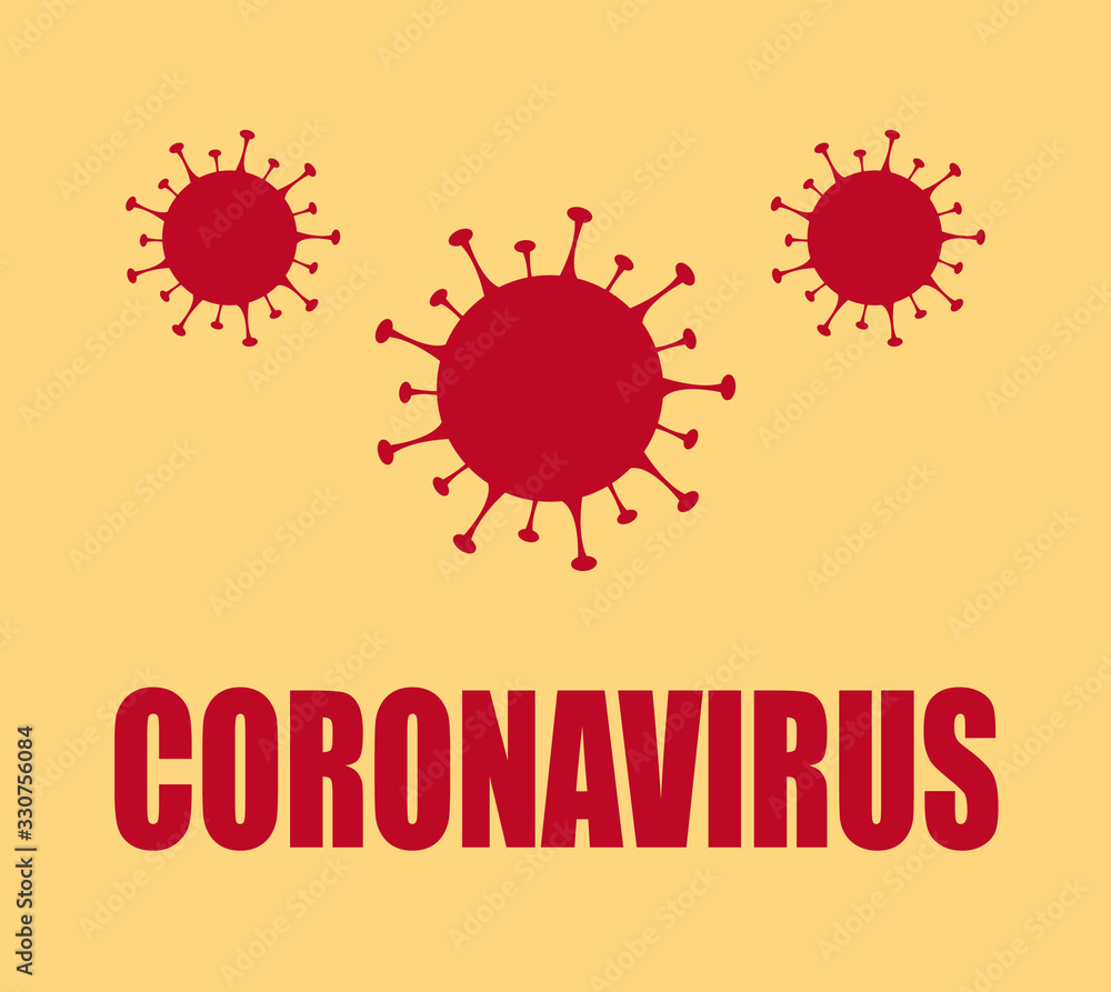 Fototapeta premium Covid-19 Coronavirus Vector illustration. 