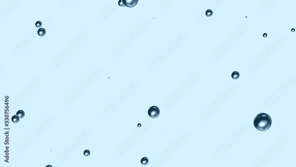 shiny metal balls flying in abstract space, looped motion design element with matte channel shiny metal balls flying in abstract space, looped motion design element with matte channel