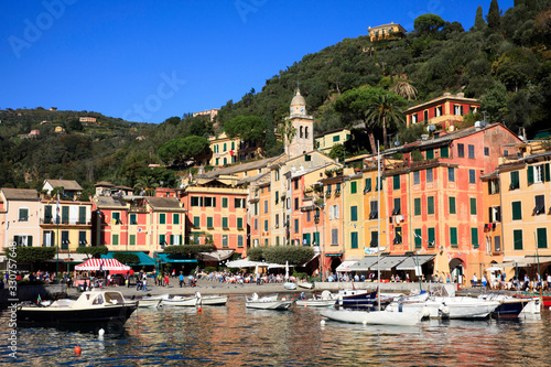 Portofino (GE), Italy - June 01, 2017: Portofino, Genova, Liguria, Italy