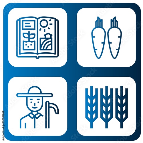 harvest icon set