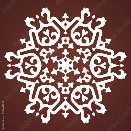 Caucasian ornament symbol