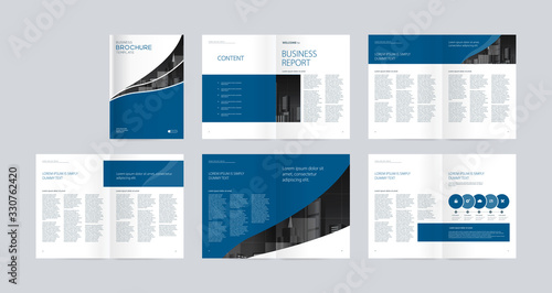 template layout design with cover page for company profile, annual report, brochures, flyers, presentations, leaflet, magazine, book .and a4 size scale for editable.