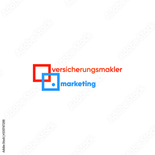 Abstract, Modern, Creative and Minimalist Versicherungsmakler Markeing Logo Design Icon, Business logo for inspirations 