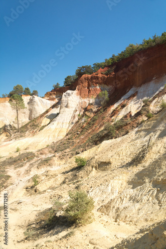 Ocher earth in Roussillon photo