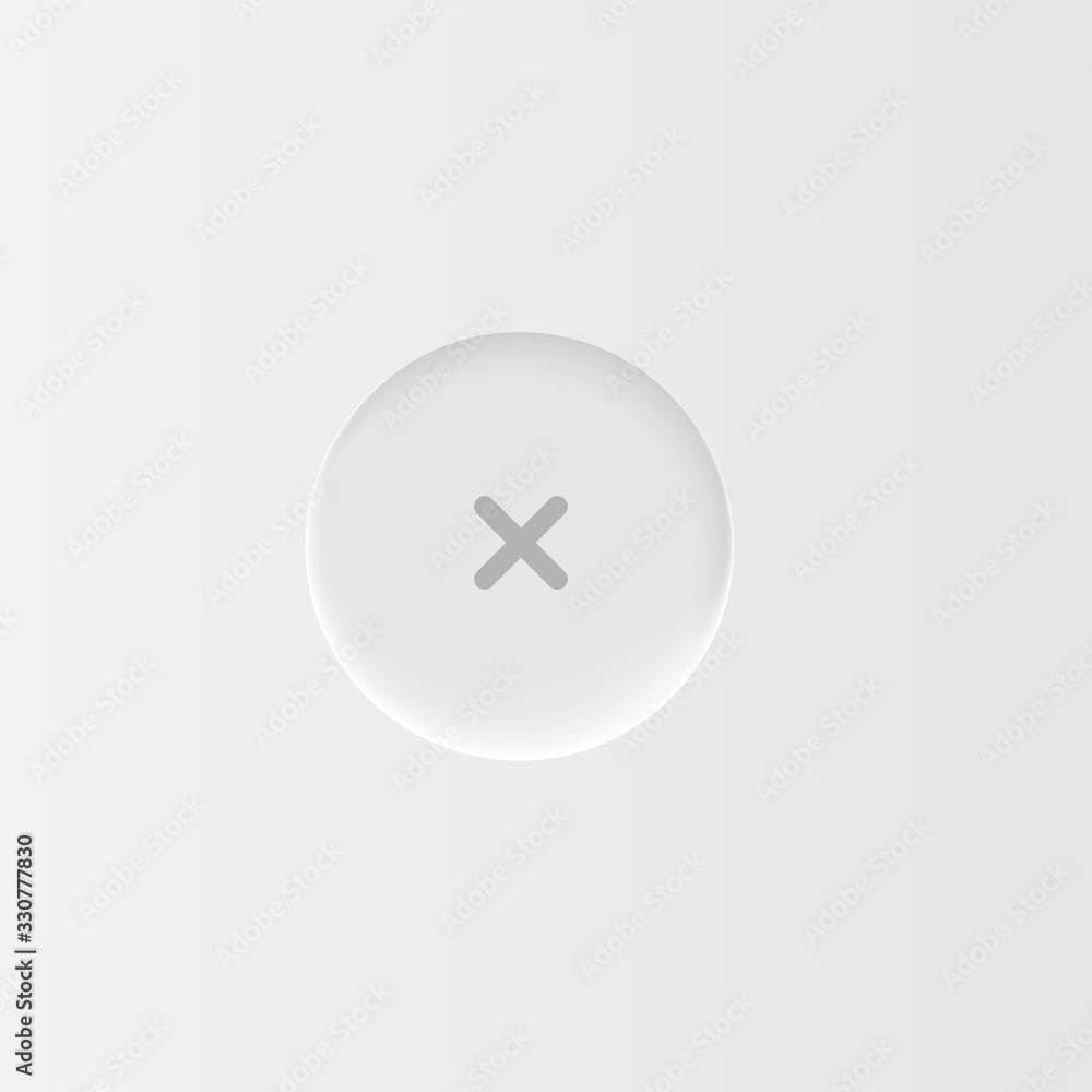 Very high detailed white user interface button for websites and mobile apps, vector illustration Very high detailed white user interface button for websites and mobile apps, vector illustration