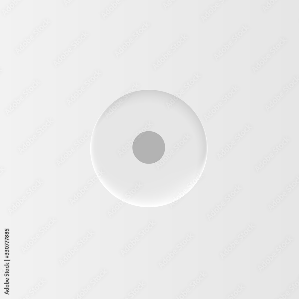 Very high detailed white user interface button for websites and mobile apps, vector illustration Very high detailed white user interface button for websites and mobile apps, vector illustration