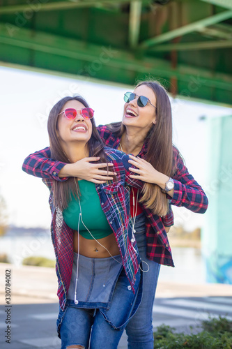 Young women outdoor on the ...