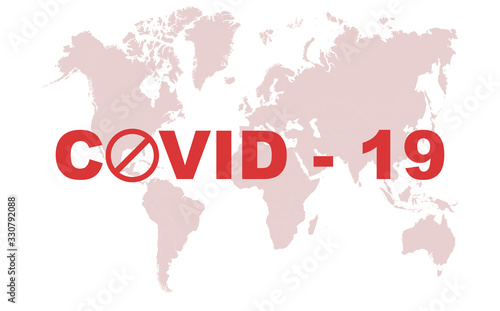 Illustrations concept coronavirus COVID-19. virus wuhan from china. Vector illustrate.