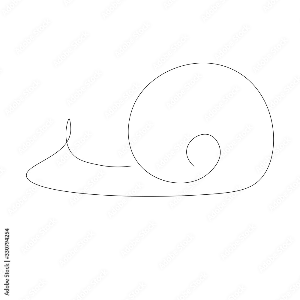 Snail animal drawing vector illustration Snail animal drawing vector illustration