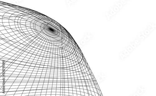 architecture building vector 3d illustration 