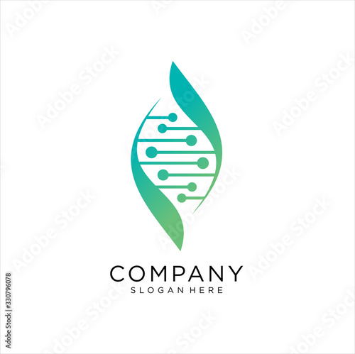 DNA Logo Template. Genetics Vector Design. Science and Medicine Illustration, DNA  logo design inspiration