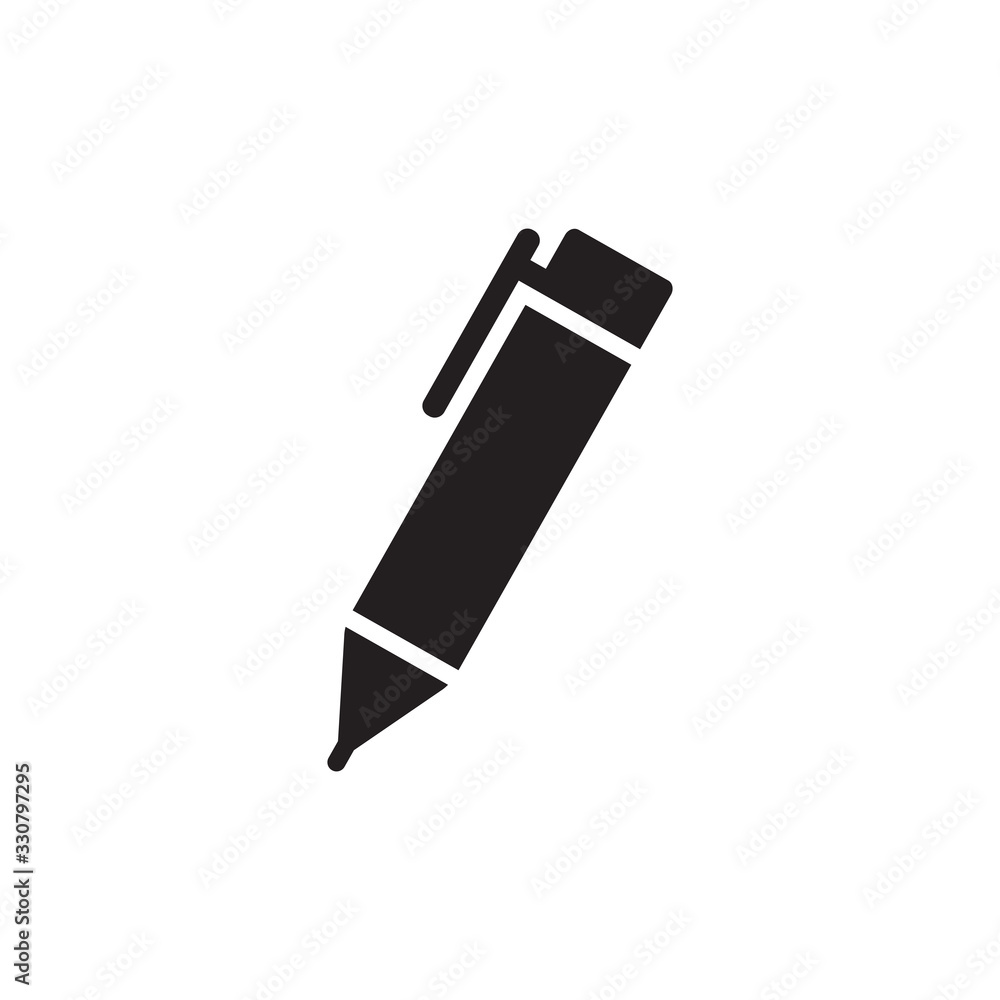 pencil icon vector logo template in trendy flat style, writing icon pencil icon vector logo template in trendy flat style, writing icon