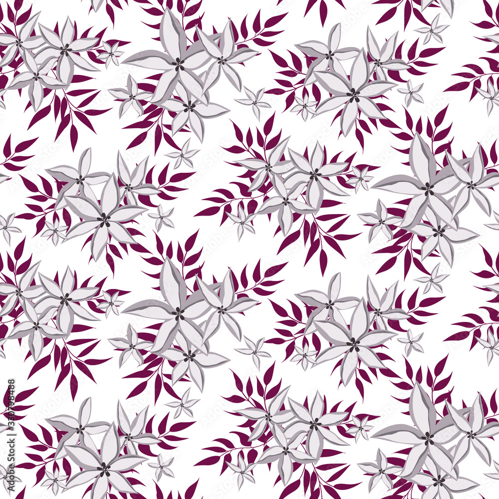 Seamless floral pattern. Background in small flowers for textiles, fabrics, cotton fabric, covers, wallpaper, print, gift wrapping, postcard, scrapbooking. Seamless floral pattern. Background in small flowers for textiles, fabrics, cotton fabric, covers, wallpaper, print, gift wrapping, postcard, scrapbooking.