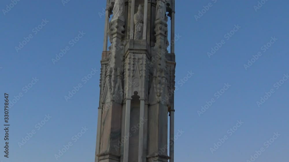 Italy, Milan, 13 February 2020, view and details from the roof of the Duomo Italy, Milan, 13 February 2020, view and details from the roof of the Duomo