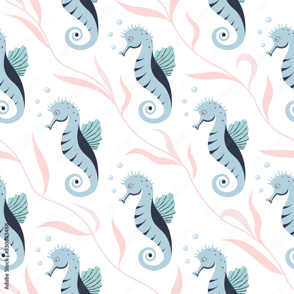 Seahorses pattern
